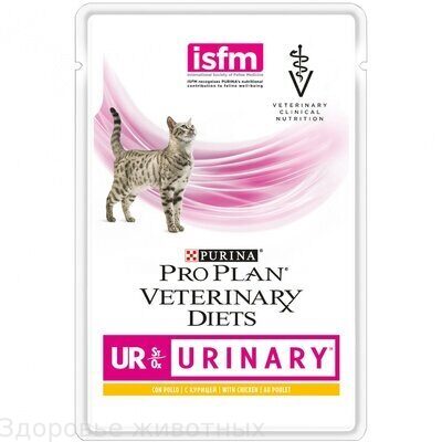 Pro Plan Urinary с курицей, паучи для кошек, 85 гр.