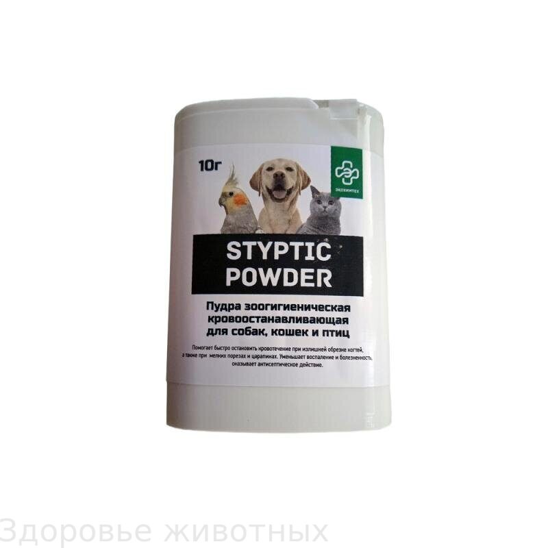 Пудра кровоостанавливающая STYPTIC POWDER для собак, кошек и птиц, 10 г